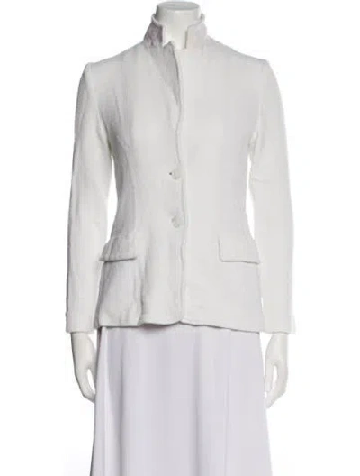 Pre-owned Amina Rubinacci Blazer In Neutral