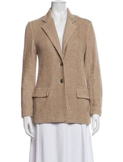 Pre-owned Amina Rubinacci Blazer In Neutral