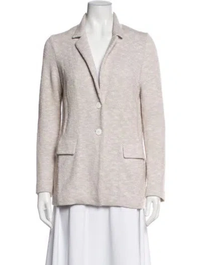 Pre-owned Amina Rubinacci Blazer In Neutrals