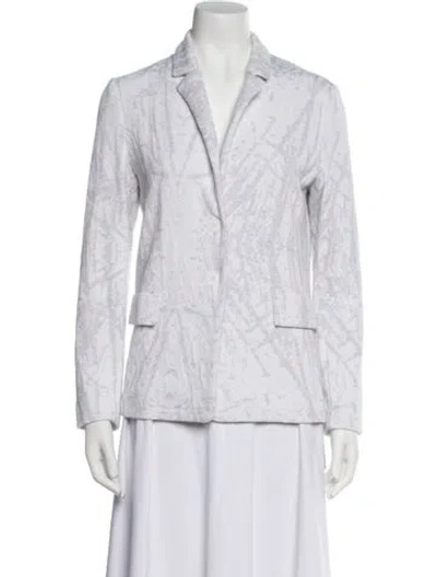 Pre-owned Amina Rubinacci Blazer In White