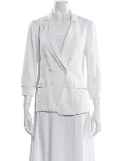 Pre-owned Amina Rubinacci Blazer In White