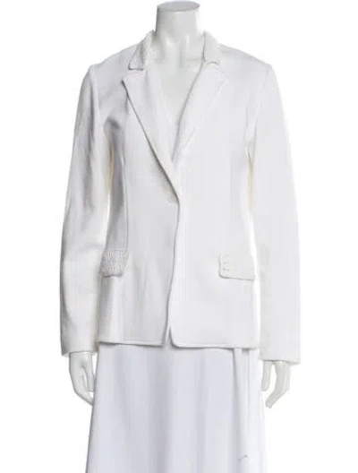 Pre-owned Amina Rubinacci Blazer In White