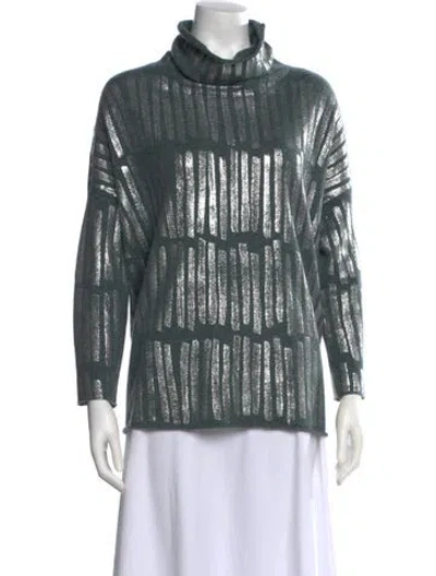 Pre-owned Amina Rubinacci Cashmere Turtleneck Sweater