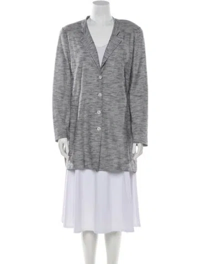 Pre-owned Amina Rubinacci Coat In Blue