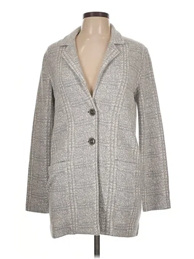 Pre-owned Amina Rubinacci Coat In Gray