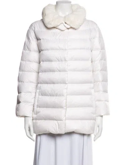 Pre-owned Amina Rubinacci Down Coat In Pink