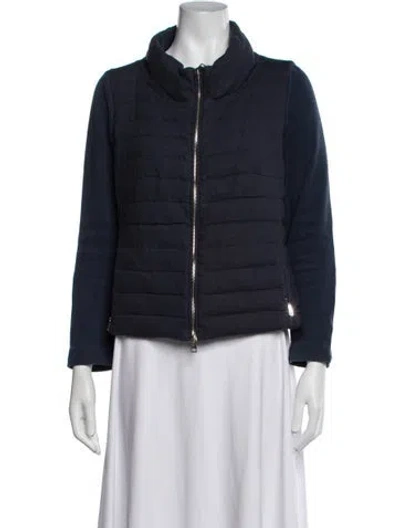Pre-owned Amina Rubinacci Down Jacket In Blue