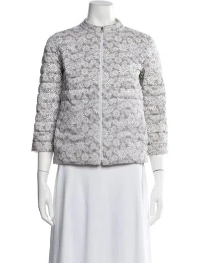 Pre-owned Amina Rubinacci Down Jacket In White