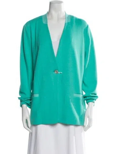 Pre-owned Amina Rubinacci Evening Jacket W/ Tags In Green