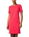 Amina Rubinacci Luca Shift Dress In Red