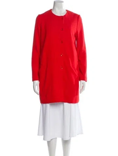 Pre-owned Amina Rubinacci Peacoat In Orange