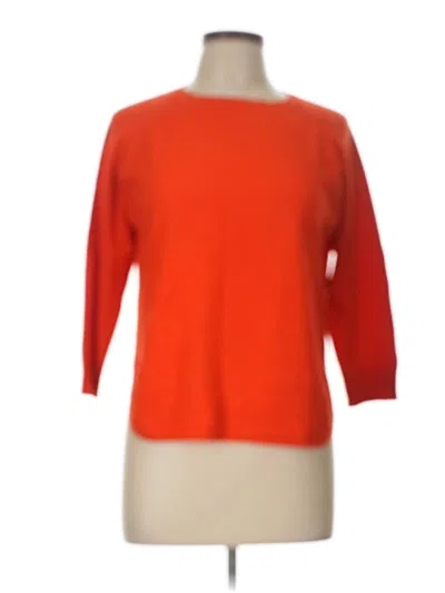 Pre-owned Amina Rubinacci Pullover Sweater In Orange