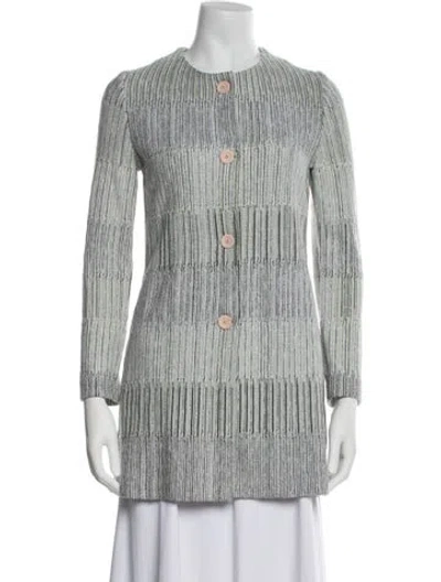 Pre-owned Amina Rubinacci Tweed Pattern Jacket In Multi
