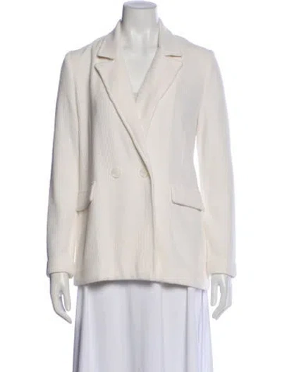 Pre-owned Amina Rubinacci Virgin Wool Blazer In Neutral