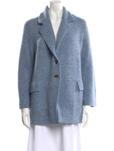 Pre-owned Amina Rubinacci V-neck Sweater In Blue