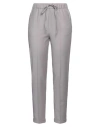 Amina Rubinacci Woman Pants Grey Size 10 Virgin Wool, Polyamide, Elastane In Grey