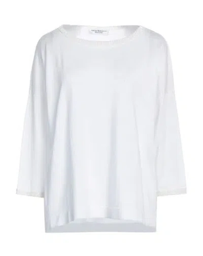 Amina Rubinacci Woman Sweater White Size 10 Cotton, Viscose