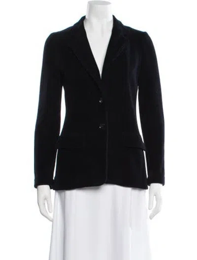 Pre-owned Amina Rubinacci Wool Blazer In Blue