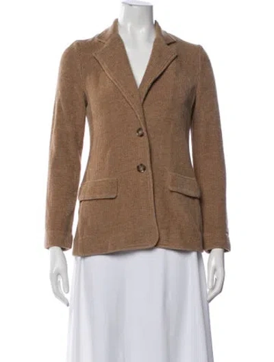 Pre-owned Amina Rubinacci Wool Blazer In Brown