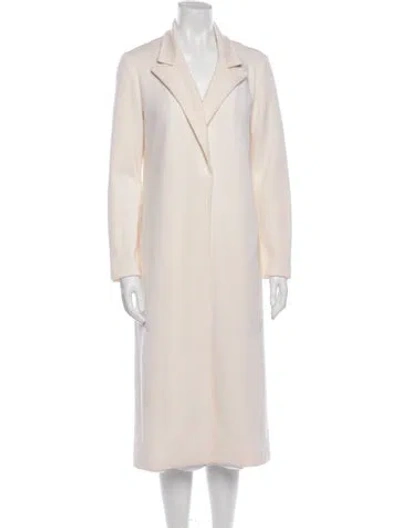 Pre-owned Amina Rubinacci Wool Coat In Neutral