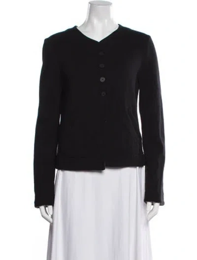 Pre-owned Amina Rubinacci Wool Jacket In Black