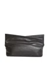 Amine Zip Gazel Clutch Bag In Black