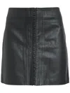 Amir Slama A-line Mini Skirt In Black