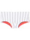 Amir Slama Badehose Mit Abstraktem Print In White