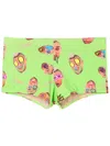Amir Slama Abstract-print Swimming Trunks In Green