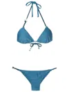 Amir Slama Anchor-hardware Triangle Bikini In Blue