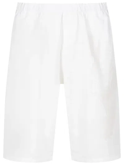 Amir Slama Animal-jacquard Bermuda Shorts In White