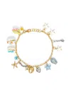 Amir Slama X Jade Jade Chain Bracelet In Gold