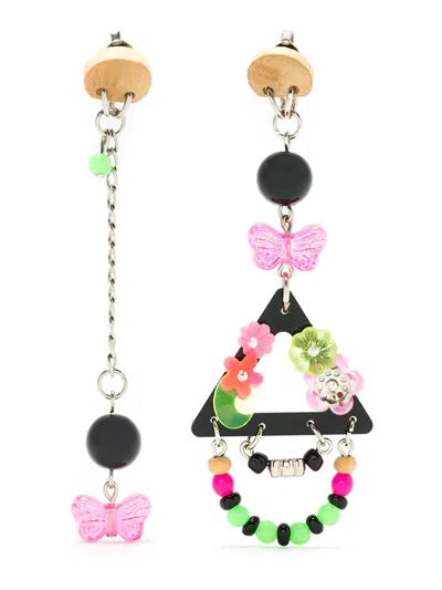 Amir Slama Bead Detailing Earrings In Multicolour