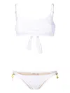 Amir Slama Bikini Mit Perlen In White