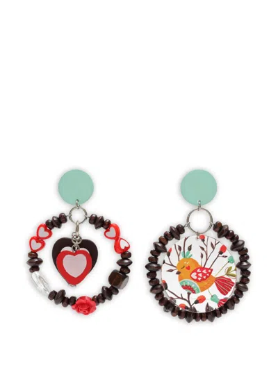 Amir Slama Bijoux Round-shape Earrings In Multi