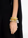 Amir Slama Bow-details Bead-embellished Bracelet Set