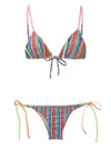 Amir Slama Braided-pattern Bikini Set In Multicolour