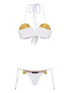 Amir Slama Bustier-style Bikini Set In White