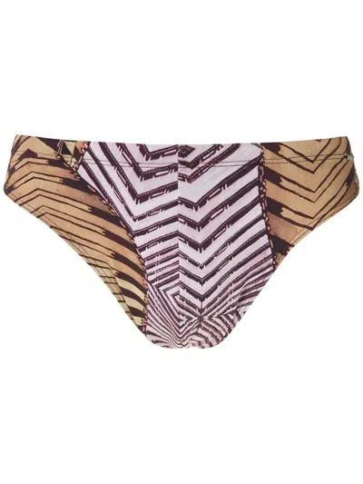 Amir Slama Caminhos Print Trunks In Multicolour