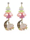 Amir Slama Cat Drop Earrings In Multicolour