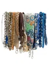 Amir Slama Charms Bracelets Set In Blue