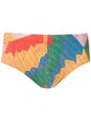 Amir Slama Cocar Francês Print Trunks In Multicolour