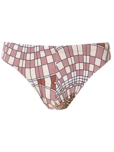 Amir Slama Cocar Print Trunks In Neutrals