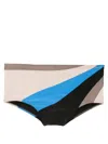 Amir Slama Colour-block Swimming Trunks In Multicolour