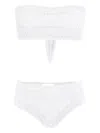 Amir Slama Crochet Bikini In White
