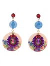 Amir Slama Crystal-embellished Drop Earrings In Multi