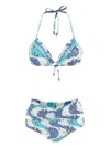 Amir Slama Cut-out Bikini Set In White