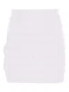 Amir Slama Cut Out-detail Mini Skirt In White