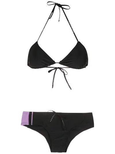 Amir Slama Cut-out Details Bikini Set In Black