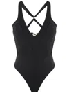 Amir Slama Cut Out One-piece In Black